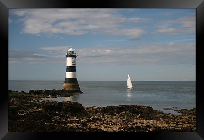 Penmon Point, Anglesey Framed Print by peter thomas