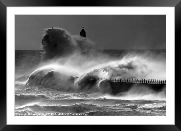 Wild Roker Framed Mounted Print by Ray Pritchard