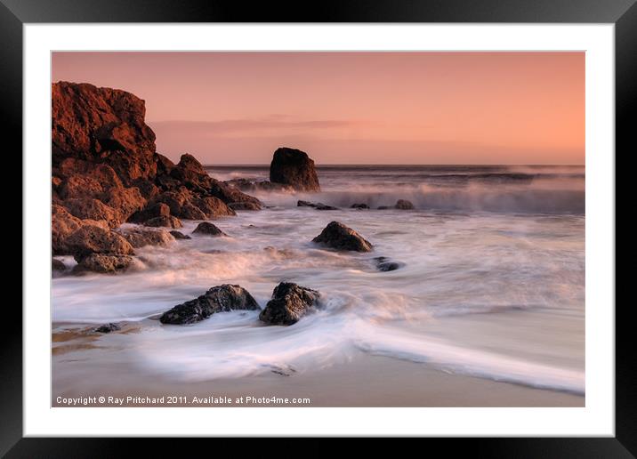 Trow Rocks Framed Mounted Print by Ray Pritchard