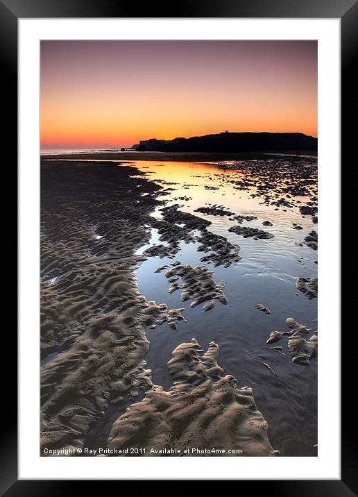 South Shields Beach Framed Mounted Print by Ray Pritchard