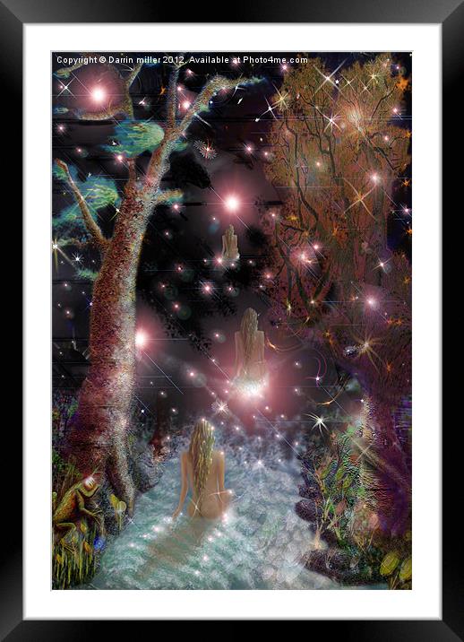 surreal dreams Framed Mounted Print by Darrin miller