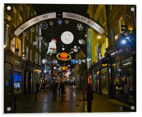 CARNABY STREET Acrylic by radoslav rundic