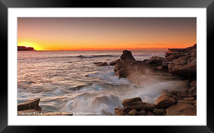 Blocked Rays Framed Mounted Print by Mark Lucey