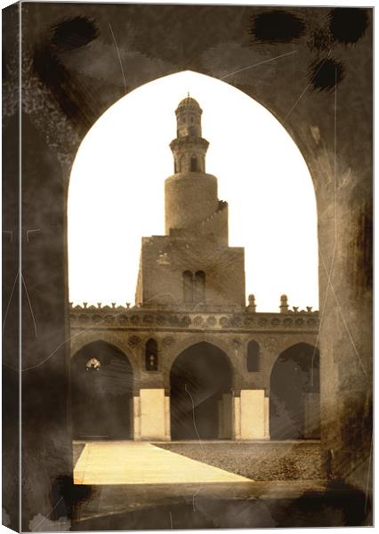 Mosque Cairo Canvas Print by david harding