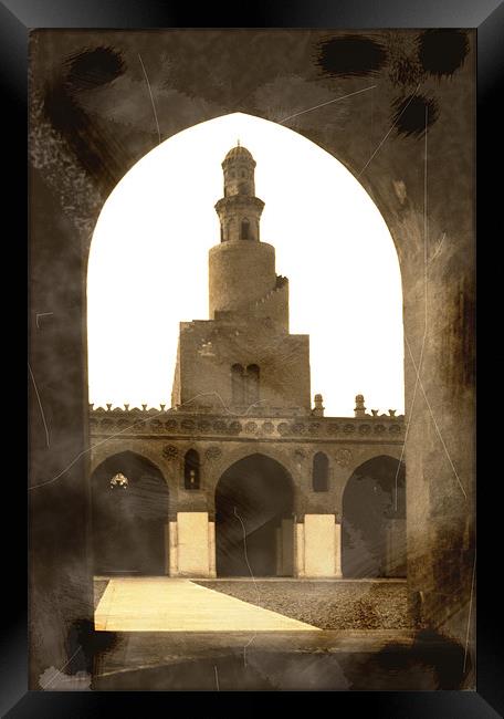 Mosque Cairo Framed Print by david harding