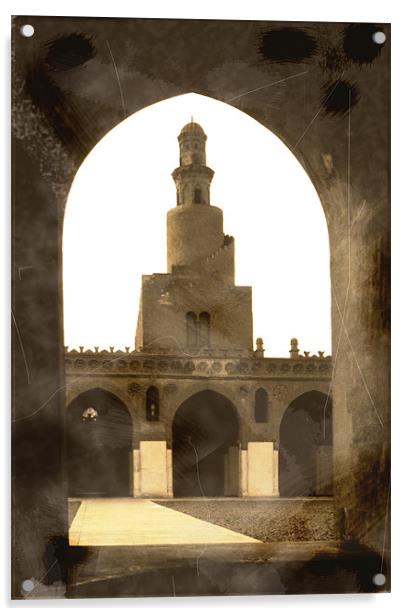 Mosque Cairo Acrylic by david harding