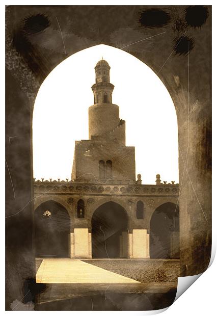 Mosque Cairo Print by david harding