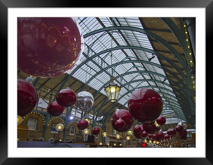 Covent Garden Market Framed Mounted Print by David French