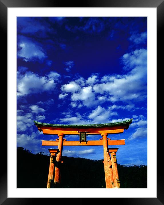 Miyajima Torii Japan Framed Mounted Print by david harding