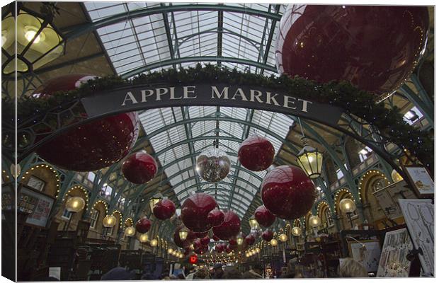 Covent Garden Market Canvas Print by David French