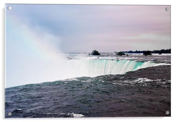 Niagara Falls Canada Acrylic by Elaine Manley
