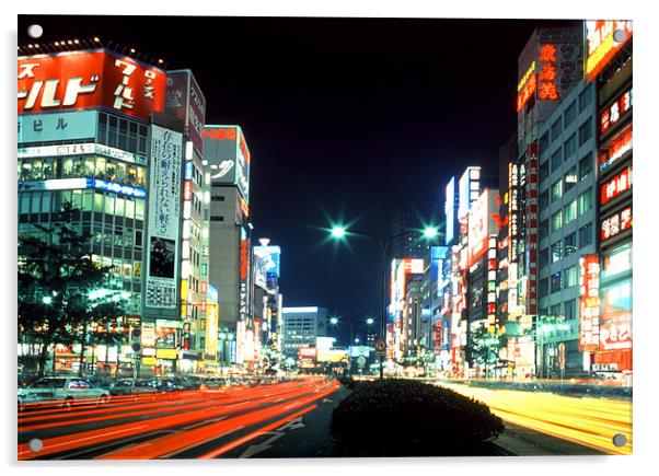 Tokyo Acrylic by david harding