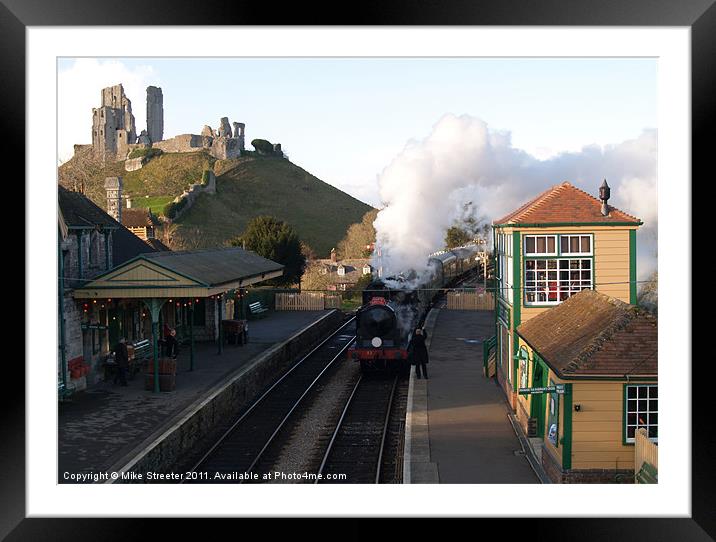 Exchanging the token Framed Mounted Print by Mike Streeter