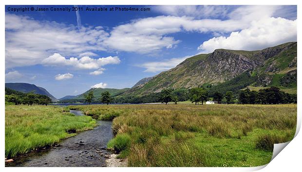 Buttermere, Cumbria Print by Jason Connolly