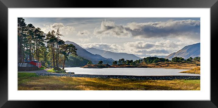 Glen Affric panorama I Framed Mounted Print by Gary Eason