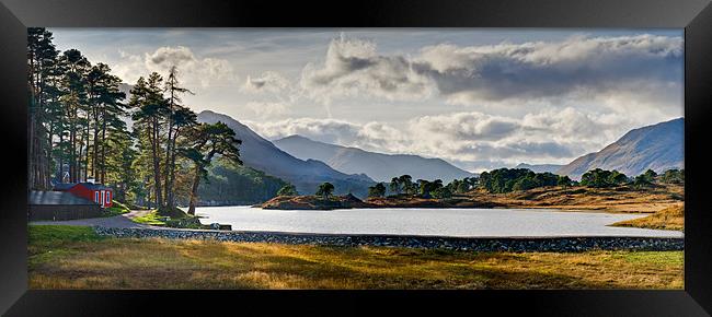 Glen Affric panorama I Framed Print by Gary Eason