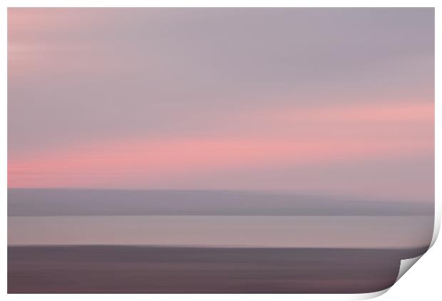 Sunrise over the forth 2 Print by Kevin Dobie