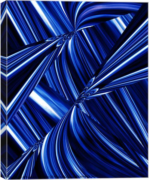 Ocean Blue Canvas Print by Barbara Schafer