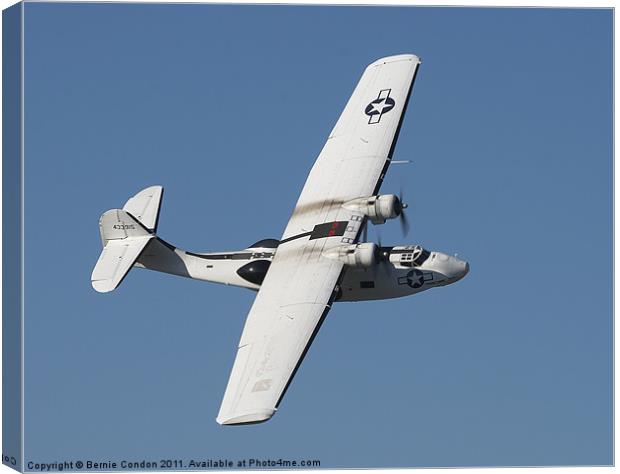 Catalina Flying Boat Canvas Print by Bernie Condon