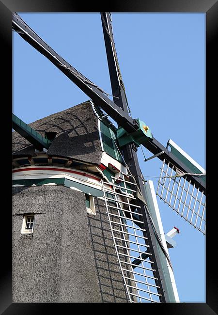 Windmill Framed Print by Kieran Brimson