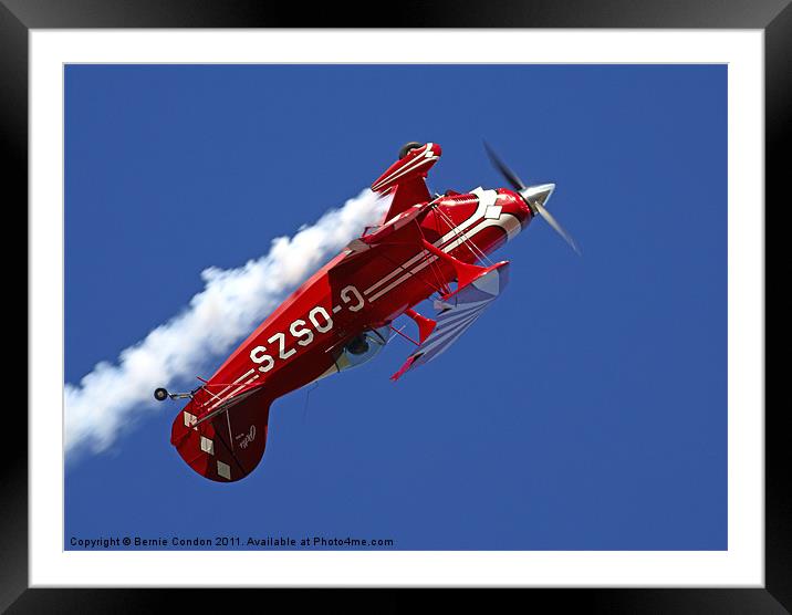 Pitts Special Framed Mounted Print by Bernie Condon