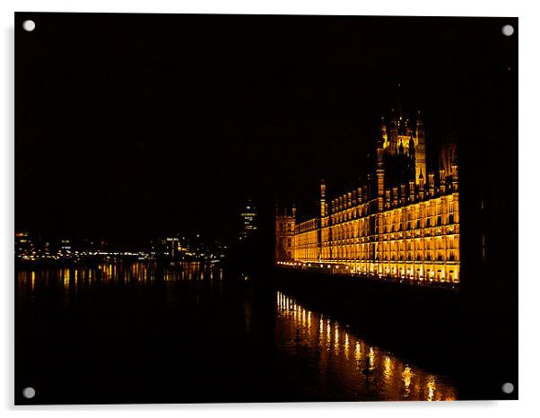 BRITISH PARLIAMENT Acrylic by radoslav rundic