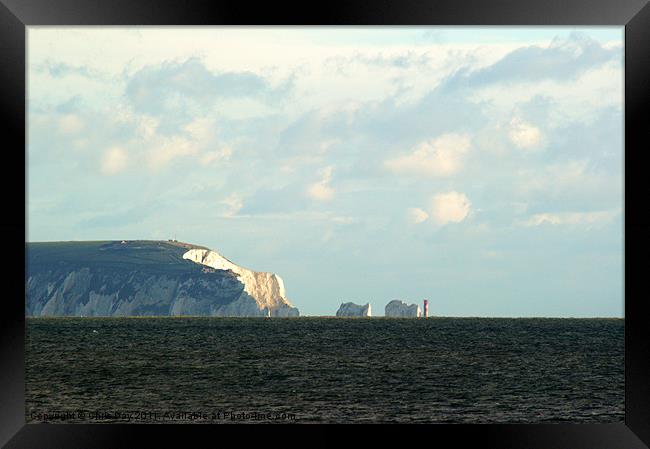 The Needles Framed Print by Chris Day
