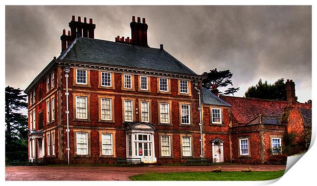 Forty Hall Enfield Print by david harding