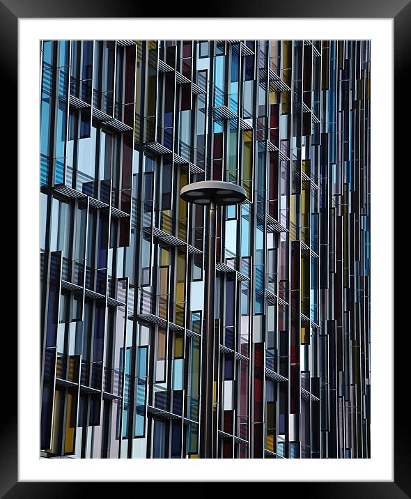 Colours, lines and light Framed Mounted Print by Chris Woodhouse
