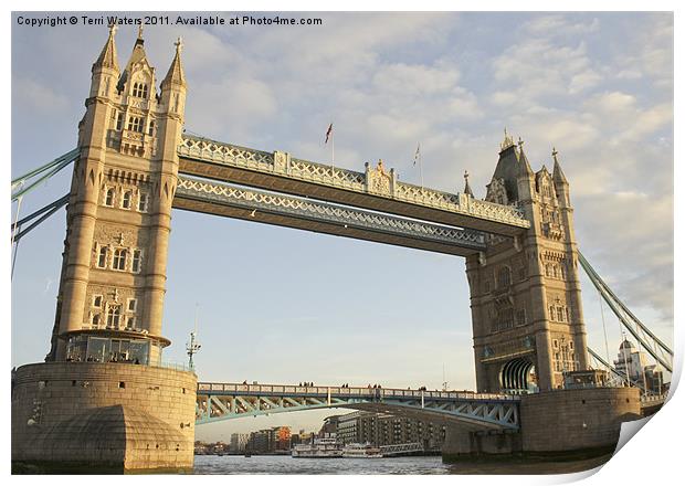 Tower Bridge London Print by Terri Waters