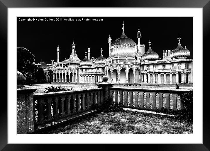 BRIGHTON PAVILION Framed Mounted Print by Helen Cullens