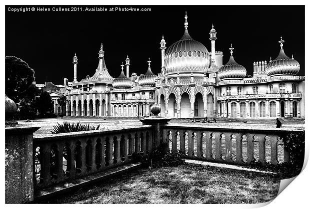 BRIGHTON PAVILION Print by Helen Cullens