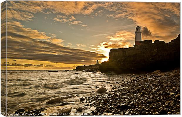 Bill's Last Rays Canvas Print by Chris Frost