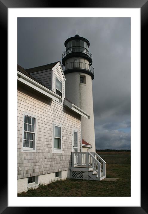 Cape Cod Light, Maine Framed Mounted Print by peter thomas