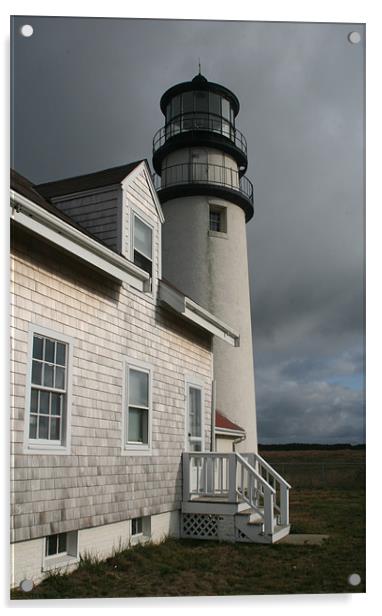 Cape Cod Light, Maine Acrylic by peter thomas