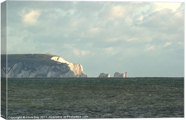 The Needles Canvas Print by Chris Day