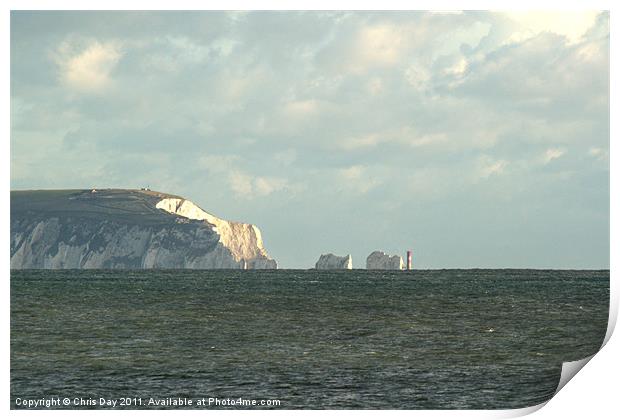 The Needles Print by Chris Day
