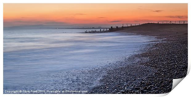Simply Sunset at Rye Print by Chris Frost