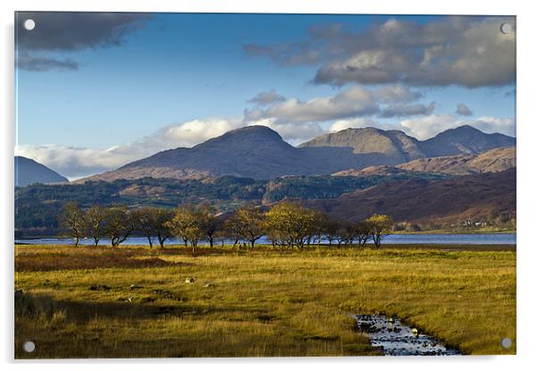 Scottish landscape view Acrylic by Gary Eason