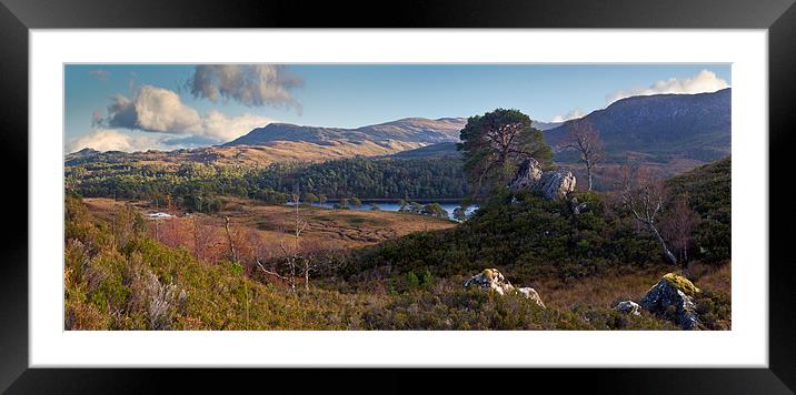 Glen Affric panorama II Framed Mounted Print by Gary Eason