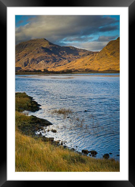 Glen Gour view Framed Mounted Print by Gary Eason