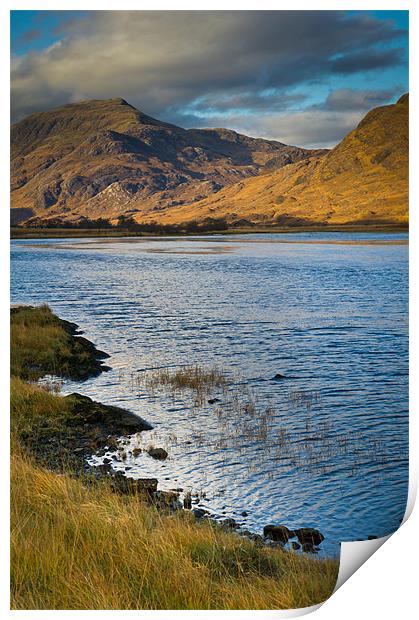 Glen Gour view Print by Gary Eason