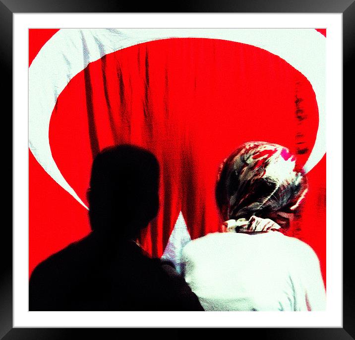 Turkish Couple Framed Mounted Print by david harding