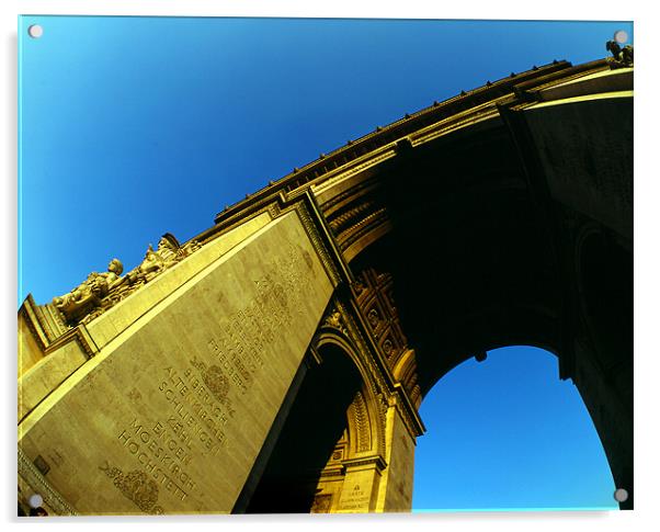 Arc de Triomphe Acrylic by david harding