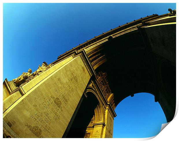 Arc de Triomphe Print by david harding