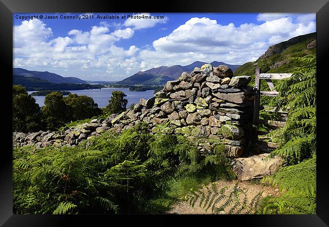 Derwentwater Views Framed Print by Jason Connolly