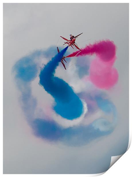 RAF Red Arrows Print by Chris Woodhouse