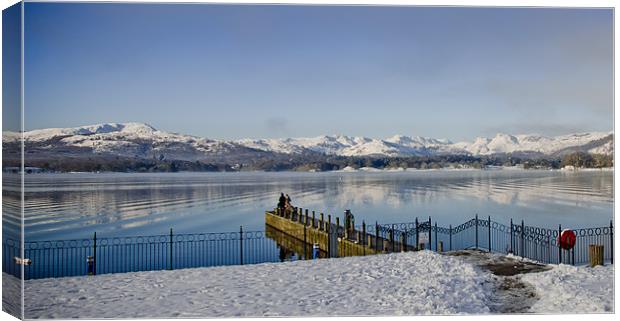 Lake Windermere Canvas Print by Chris Woodhouse