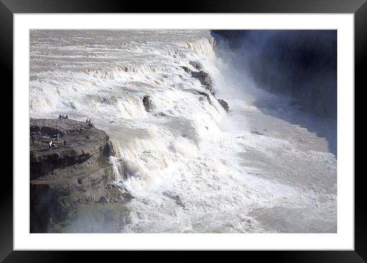 Gullfoss Iceland Framed Mounted Print by david harding