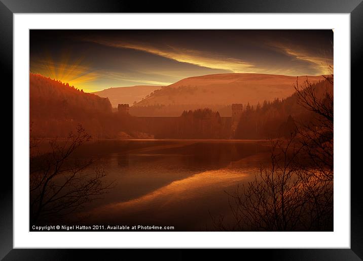 Howden Sun Down Framed Mounted Print by Nigel Hatton